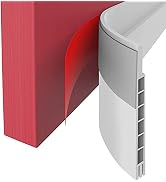 Upgraded Door Draft Stopper for Large Gap,Widened Door Sweep Seal Gap Up to 1-2/5" for Interior, ...