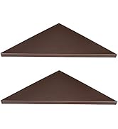 evron Corner Mounting Shelf,Easy to Install Wall Corner Shelf,Frosting Pattern Right-Angled,Set of 2