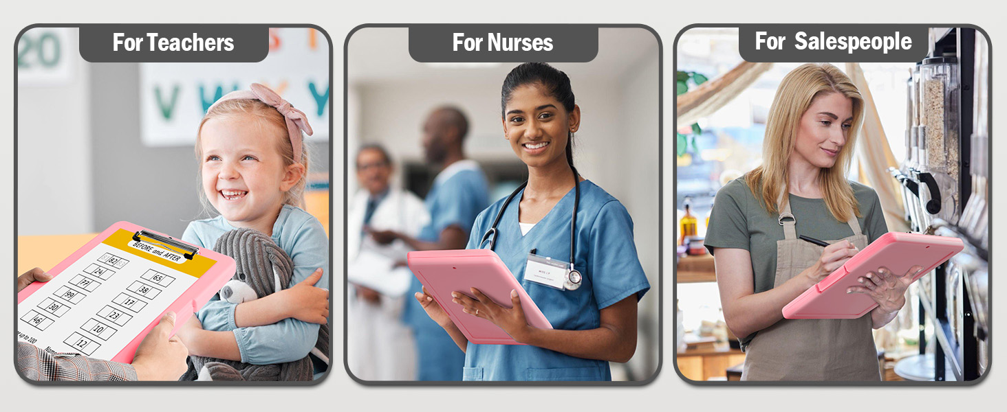 nursing clipboard with storage
