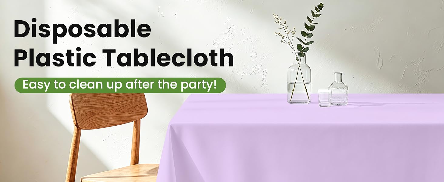 Disposable Plastic Tablecloth