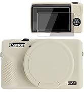 VOVMOEYA Camera Case for Canon Powershot G7 X Mark III with 2PCS Screen Protector,Full Pritection...