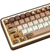 COOMICKEY PC+ PBT Keycaps 60 75 100 Percent Cherry Profile, 171 Key Custom Key Cap Dye Sub Keycap...