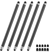 Stylus Pen for Touchscreen,5 PCS Stylus,Stylus 2-in-1 High Sensitivity Precision Suitable for Tou...