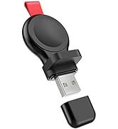 Watch Charger, Portable Magnetic iWatch Wireless Charger USB Fast Charging Compatible for Apple W...