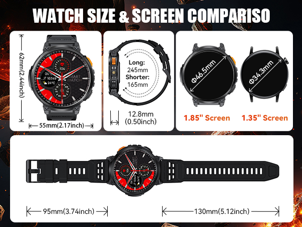 Watch Size