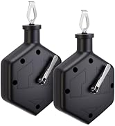 RUBII 2 Pcs 100Ft Chalk Line Reel Box, Portable Chalk Reel with Carabiner, Black Chalks Line Tool...
