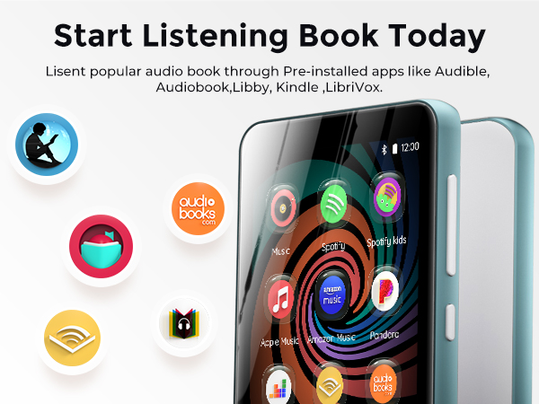 mp3 player with bluetooth and wifi for kids