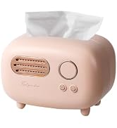 SGVAHY Retro Radio Shape Tissue Cover Box - Unique Multifunction Tissue Box for Kitchen, Bedroom,...
