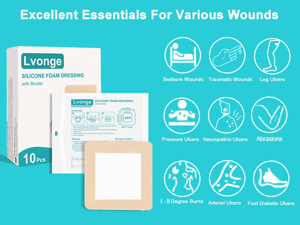 silicone dressing for wound care