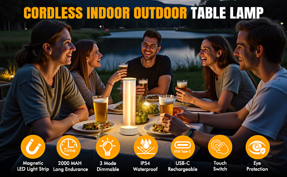 Cordless Table Lamp