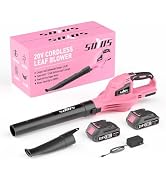 SOYUS Leaf Blower, 21V Leaf Blower Cordless with 2x2.0Ah Battery and Charger, 150 MPH Electric Le...