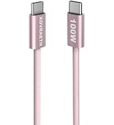 USB C to USB C Cable, 3ft, 100W PD 5A Fast Charging Cord, Aluminum Connector & Nylon Braided Type...