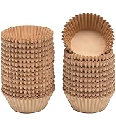 600pcs Natural Cupcake Liners Muffin Linner No Smell, Food Grade Brown Baking Cups(Standard Size)...
