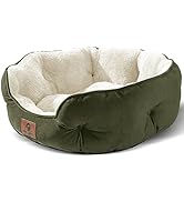 Asvin Small Dog Bed for Small Dogs, Cat Beds for Indoor Cats, Pet Bed for Puppy and Kitty, Extra ...
