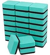 Dry Erase Erasers, IHPUKIDI 24 Pack Magnetic Whiteboard Dry Eraser Chalkboard Cleansers for Class...