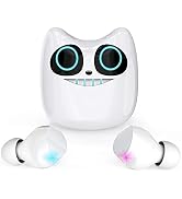 AMAFACE Wireless Earbuds, Bluetooth Headphones with Cartoon Charging Case, Built in Mic Ear Buds,...