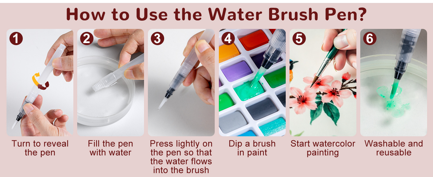 watercolor paint set