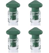Shinemade Wine Stoppers,Set of 4 Silicone Corks - Uncork,Heavy-Duty for all Bottles