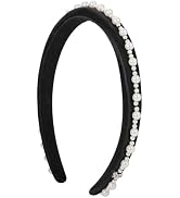 She's Elegant Pearl High Top Headband for Women, Premium Quality Hairband Chic Simple Stylish Cra...