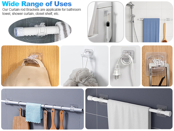 Free Adjustable Curtain Rod Hooks