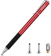 Mixoo Stylus Pens for Touch Screens - Disc & Fiber Tip 2 in 1 High Sensitivity Universal Stylus f...