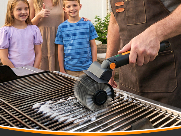 electric barbecue grill brush electric grill cleaner for outdoor grill