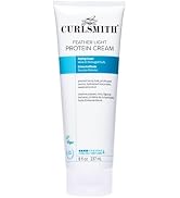 CURLSMITH Feather Light Protein Styling Cream for Curly Hair (8 oz) | Flexible Hold Curl Cream, P...