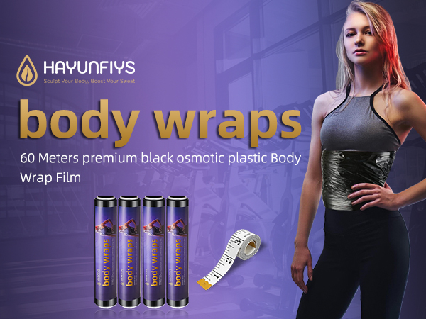 60 Meters premium black osmotic plastic Body Wrap Film