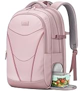 MATEIN HER Laptop Work Backpack with Lunch Compartment for Women, Water Resistant Work Backpack f...