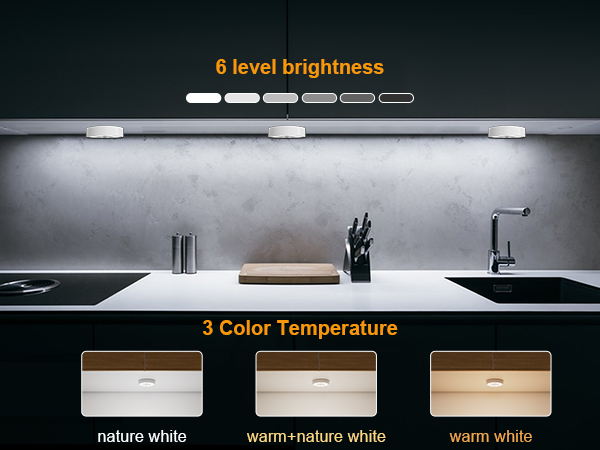 Dimmable under counter lights for kitchen