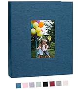 Cherrich Photo Album 8x10 Linen Picture Book 26-Page Album Holds 52 Photos Art Presentation Folde...