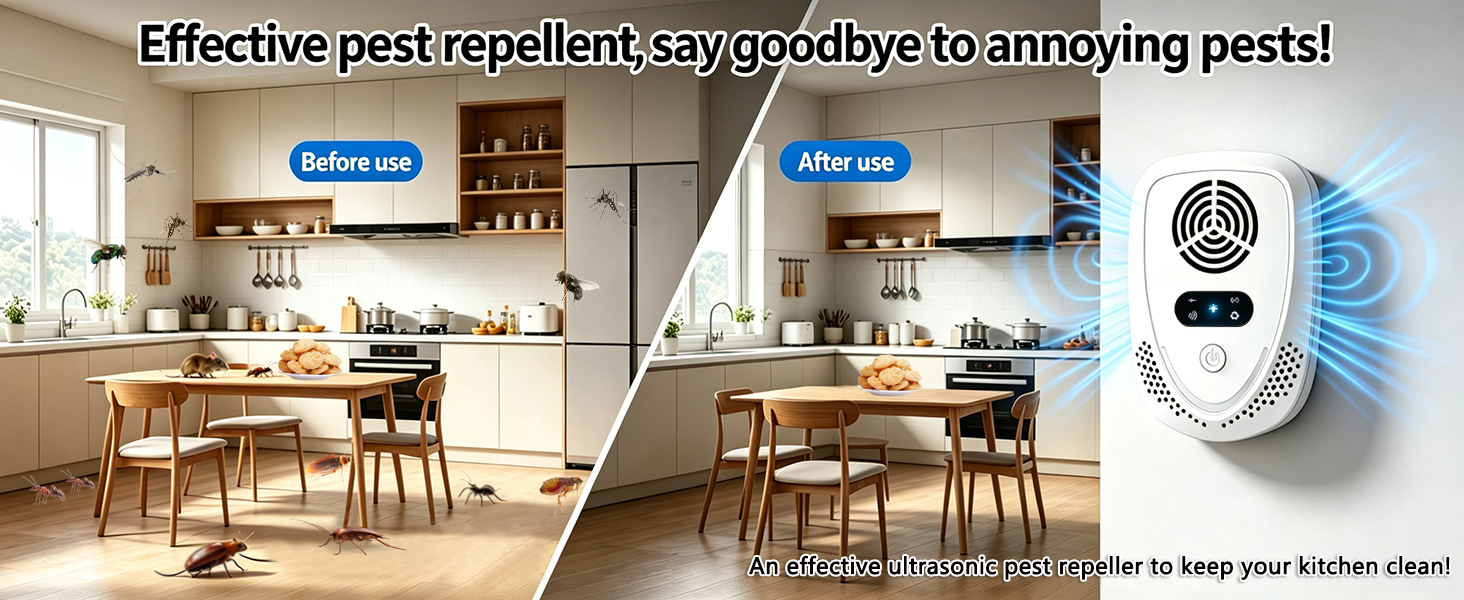 2026 FOXLVDA Upgraded Ultrasonic Pest Repeller