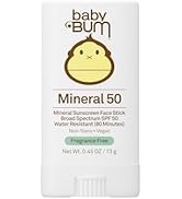 Sun Bum Baby Bum Mineral SPF 50 Sunscreen Stick - Hawaii 104 Act Compliant (Without Octinoxate & ...