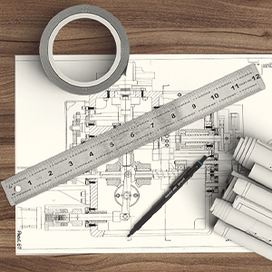 Durable professional stainless steel ruler