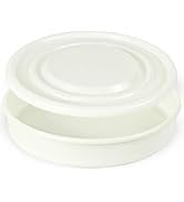 PVC Nylon Lab Sieve Pan with Lid, 7.9in(20cm) Diameter Sample Sifter Strainer for Industrial Lab ...