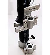 EEZ RV Products Aluminum Flag and Wind Sock Pole Mount for RV LADDERS STARLINK Pole MOUNTING Brac...
