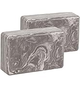 EXERZ Yoga Blocks 2pcs Gym Bricks High Density EVA Foam - Fitness Yoga Bricks, Anti-Slip,Pilates ...