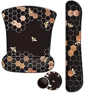 ArtSo Keyboard Wrist Rest+ Mouse Pad with Wrist Rest Support Ergonomic+ Coaster 3in1 Set , Non-Sl...