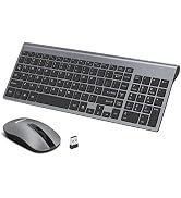 LeadsaiL Wireless Keyboard and Mouse Combo Wireless Mouse and Keyboards Cordless USB Computer Key...