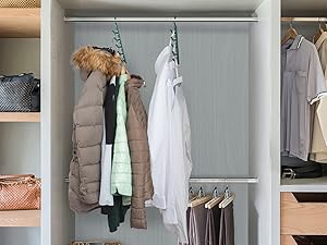 vertical outfit heavy duty plastic coat shirt hangers hungers clothing hooks closet hanger extender