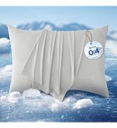 Bedsure Cooling Pillow Cases for Hot Sleepers, Cool Pillowcases for Night Sweats, Zipper Pillow C...