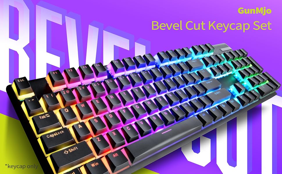 Bevel Cut Keycap Set