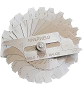 RIVERWELD 12 Piece Fillet Weld Set 1/32" increments to 1/2", 1/16" increments to 1" Inch RL Gauge...