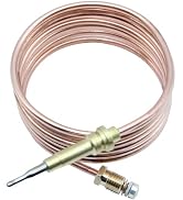 GZKEFEIS Compatible with Bertazzoni 508041 Thermocouple Oven Burner Replacement - 1400MM Bake Bur...
