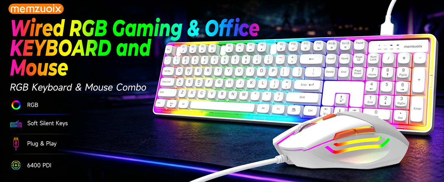 wired mouse and keyboard
