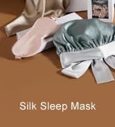 ZIMASILK 100% 22 Momme Mulberry Silk Sleep Mask for Sleeping, Filled with Premium Mulberry Silk, ...
