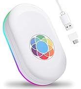 CHOKMAX Mouse Jiggler, Newest Undetectable Mouse Mover Shaker Wiggler with Switchable RGB Lights ...