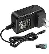 12V 3A Power Supply ac Adapter DC12Volts 3Amps 2A 1A 500mA Power Adapter 5.5mmx2.5mm/2.1mm Plug D...