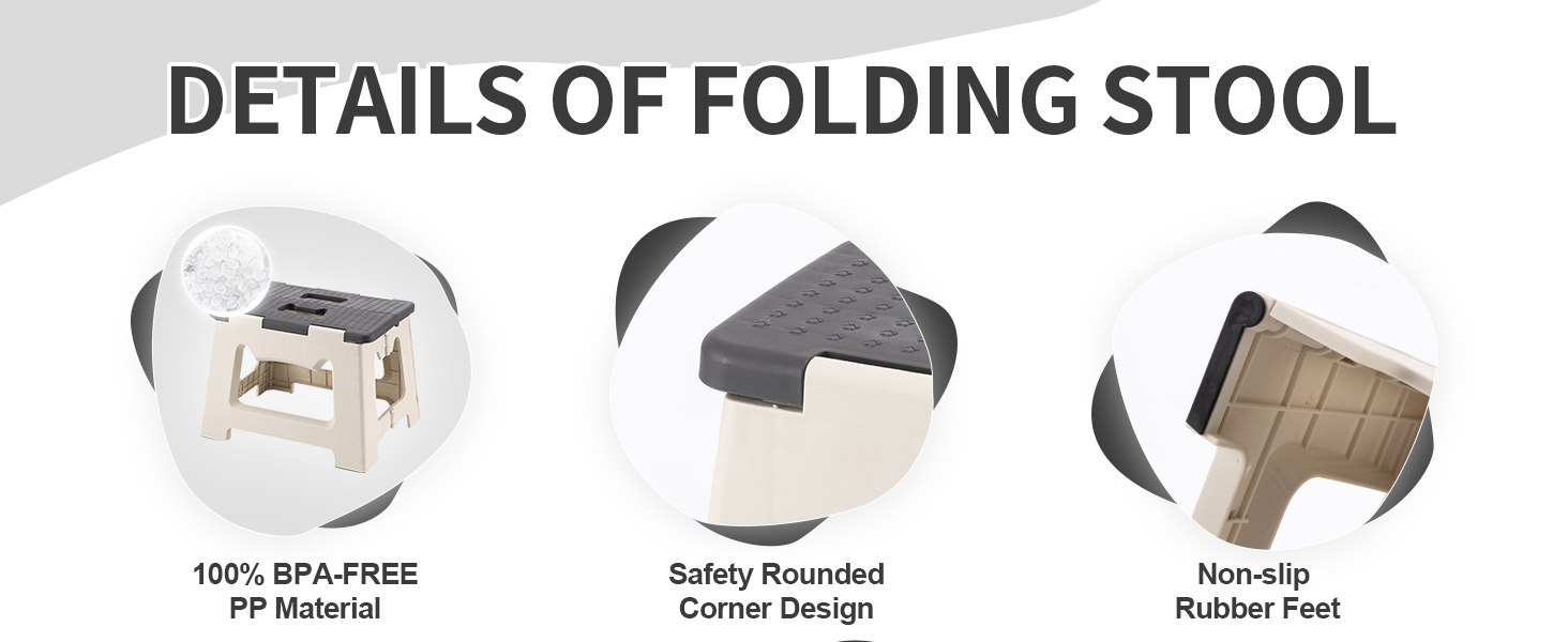 kids folding step stool