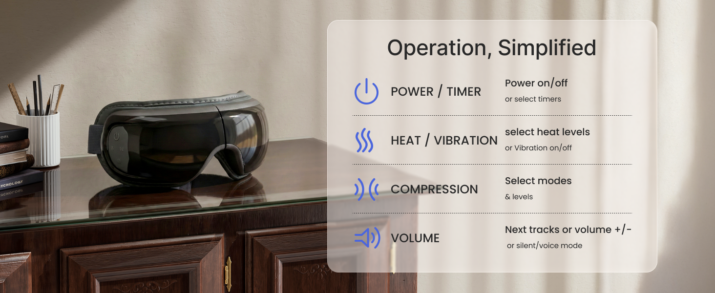 mens gifts eye massager with heat